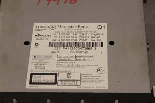 Radio mercedes benz - -, mercedes-benz